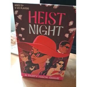 Heist Night A Party Hack Game Ages 13 + 6 To 20 Players 120 Minute Game